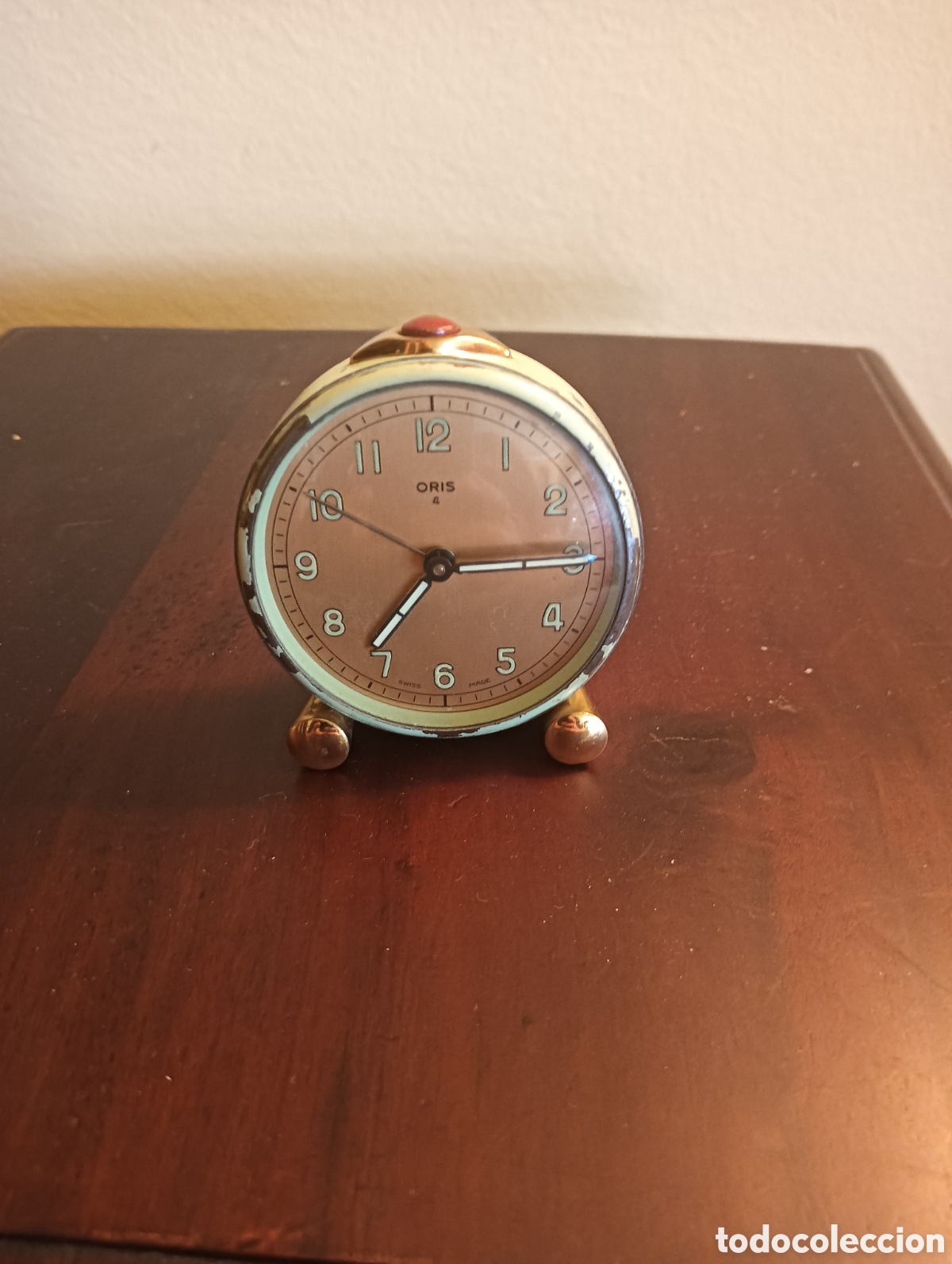 Despertadores antiguos: RELOJ DESPERTADOR ORIS FUNCIONA