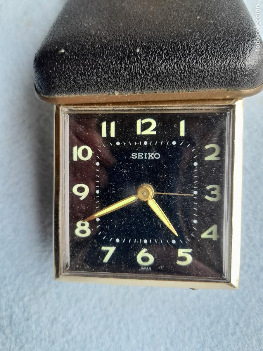 Old Alarm Clocks: Reloj Despertador de Viaje Marca Seiko. Japan made.