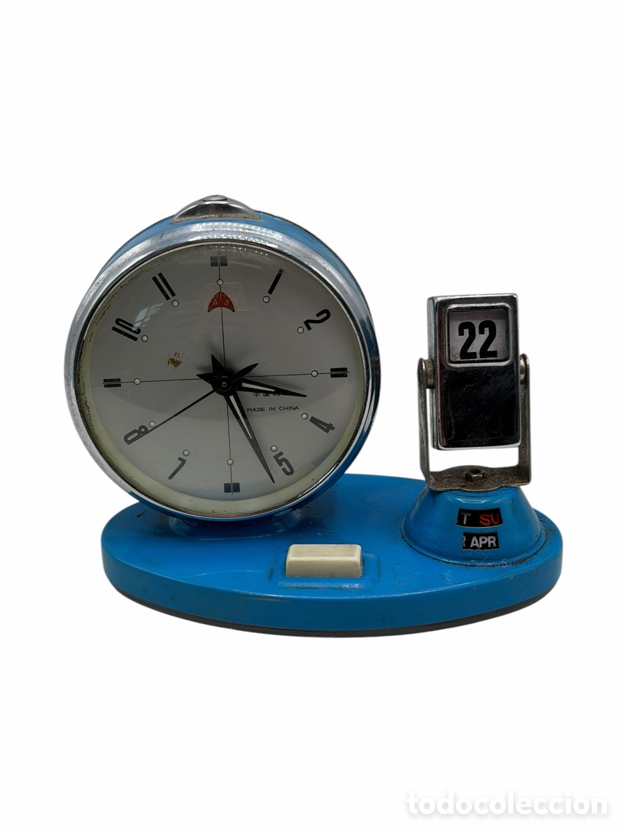 Despertadores antiguos: Antiguo Reloj Calendario Perpetuo