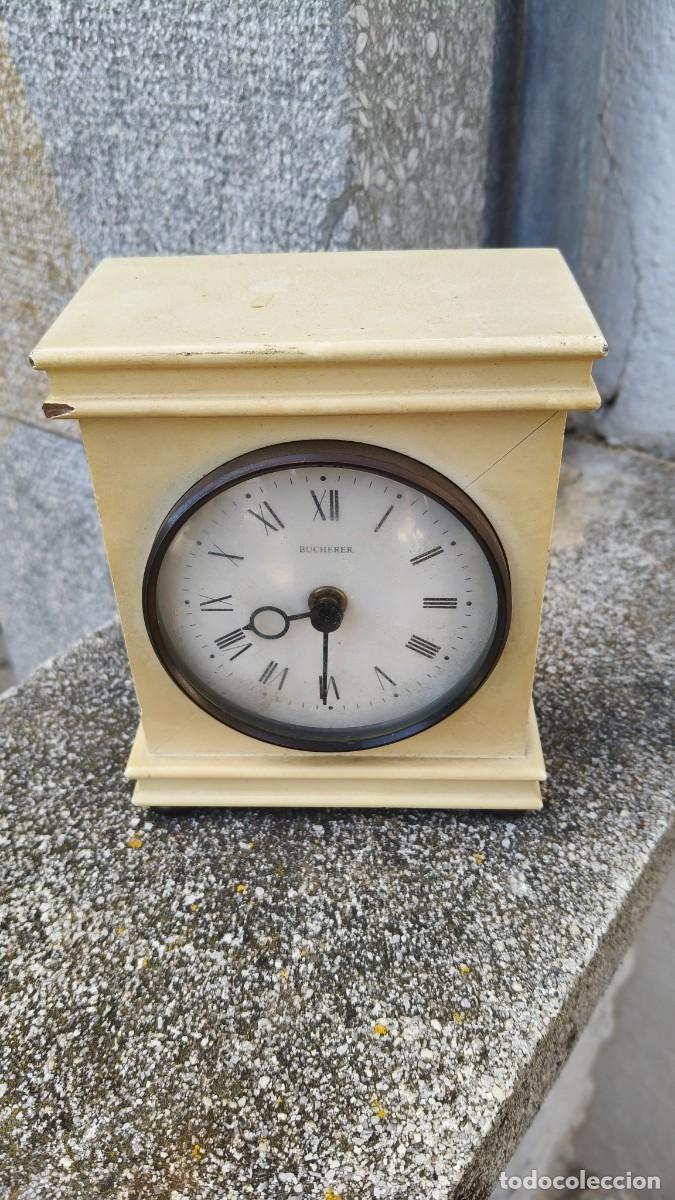 Despertadores antiguos: R&eacute;veil de table m&eacute;canique collection vintage