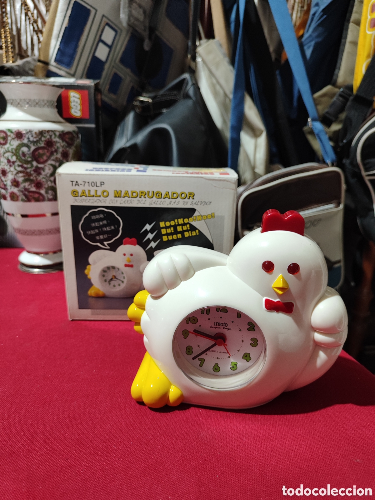 Despertadores antiguos: Reloj despertador Gallo Madrugador TA - 710LP NUEVO