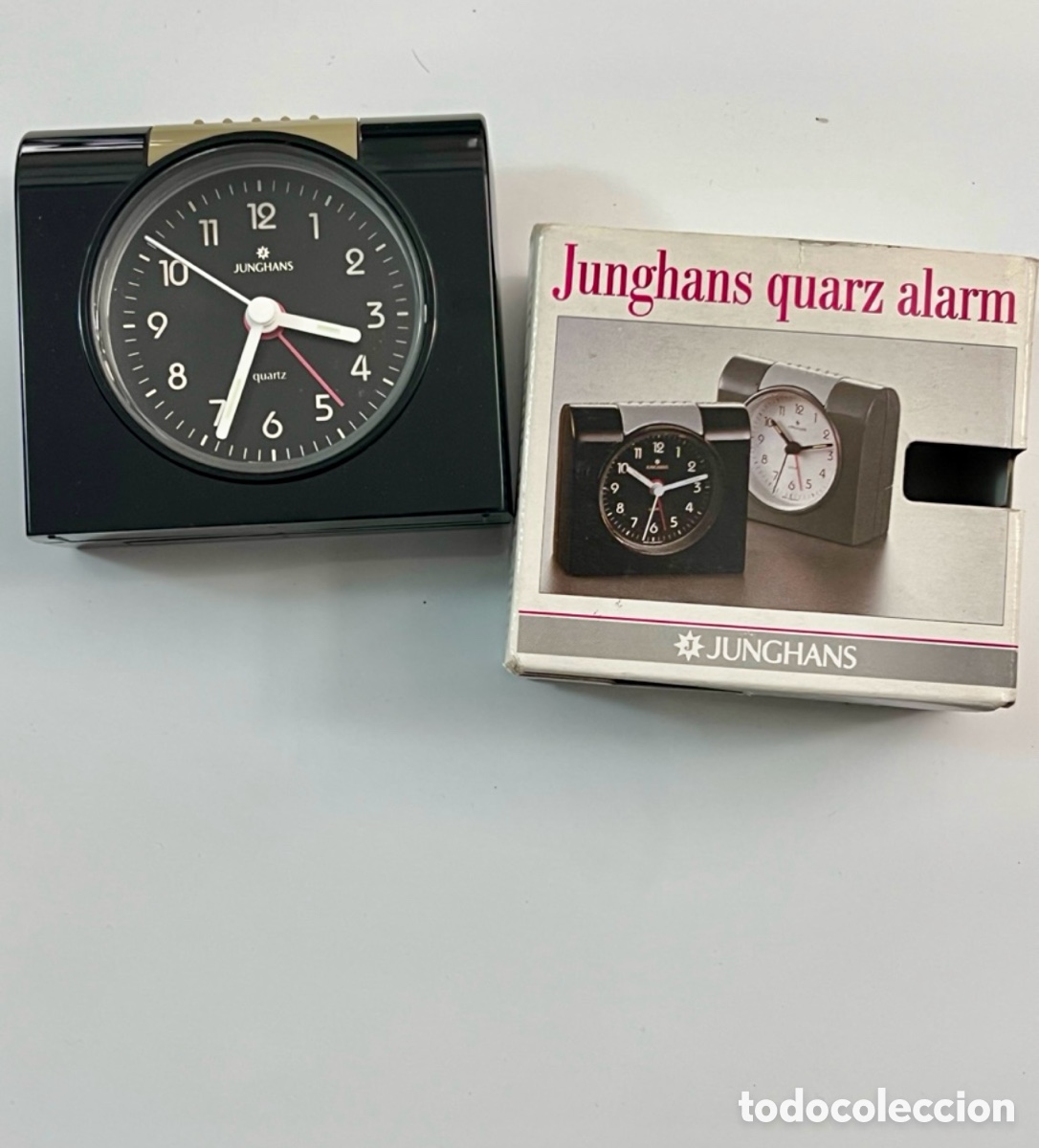 Despertadores antiguos: ✅ despertador JUNGHANS GERMANY alarma cuarzo a estrenar
