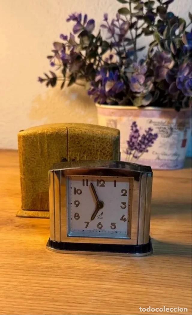 Despertadores antiguos: Reloj despertador Jaz Art D&eacute;co 1930