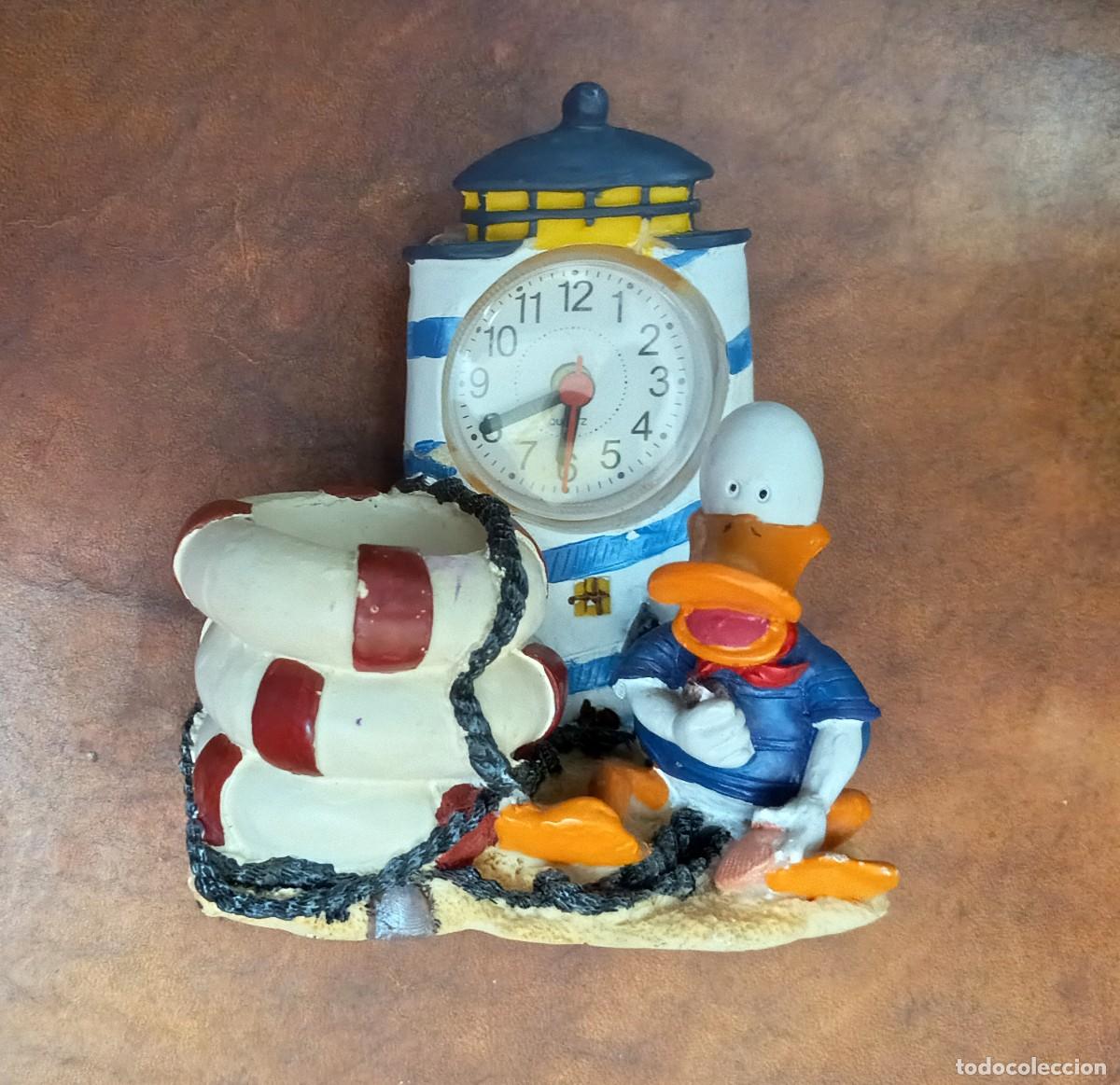 Despertadores antiguos: DESPERTADOR VINTAGE PARA USO INFANTIL, PATO CON ROPA DE MARINERO