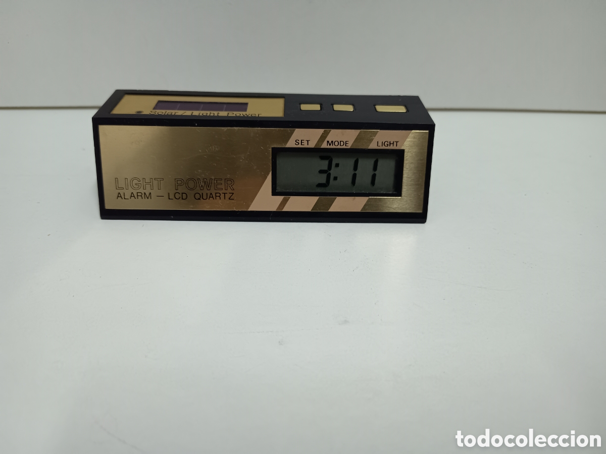 Despertadores antigos: DESPERTADOR LCD LIGHT POWER