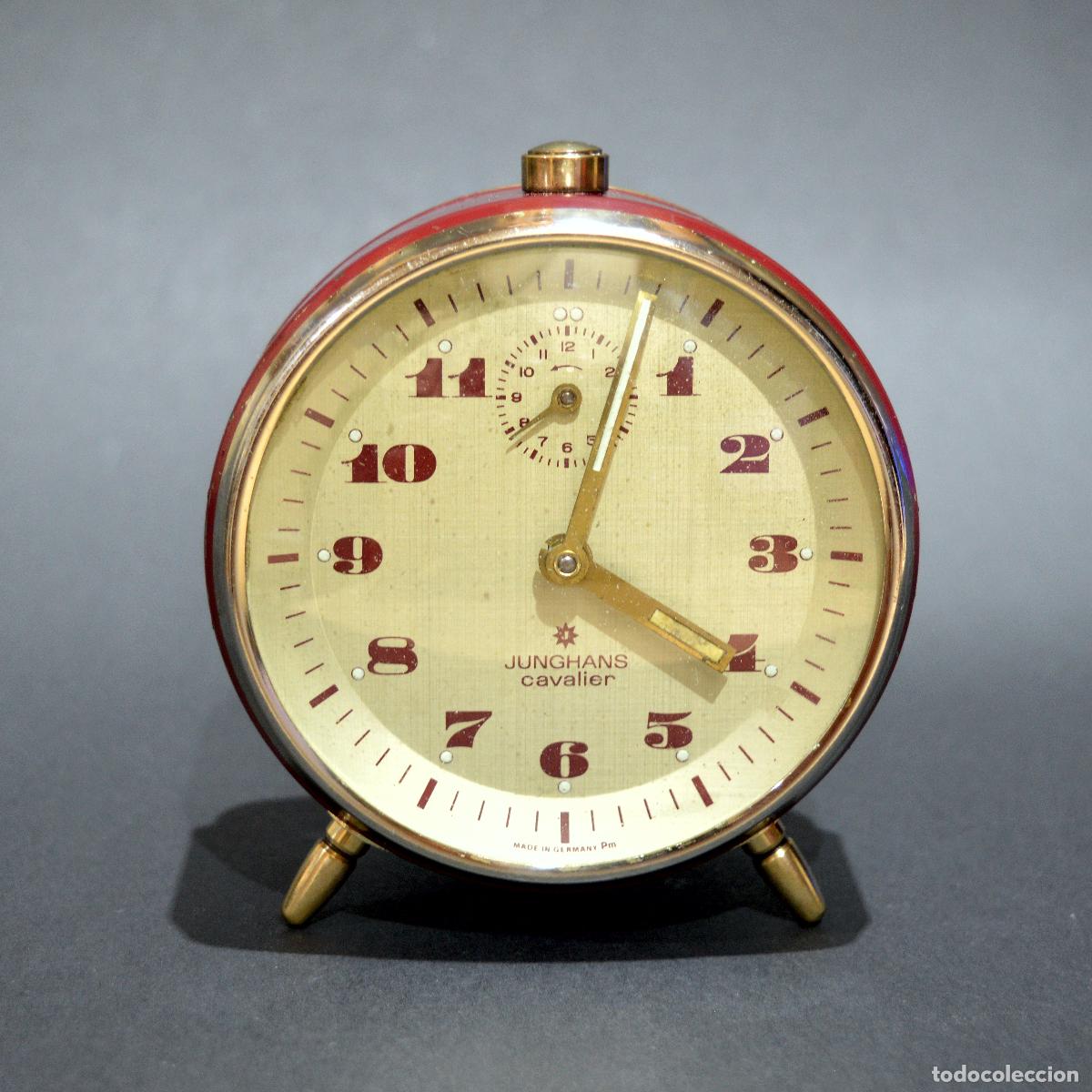 Despertadores antiguos: RELOJ DESPERTADOR MECANICO JUNGHANS CAVALIER GERMANY