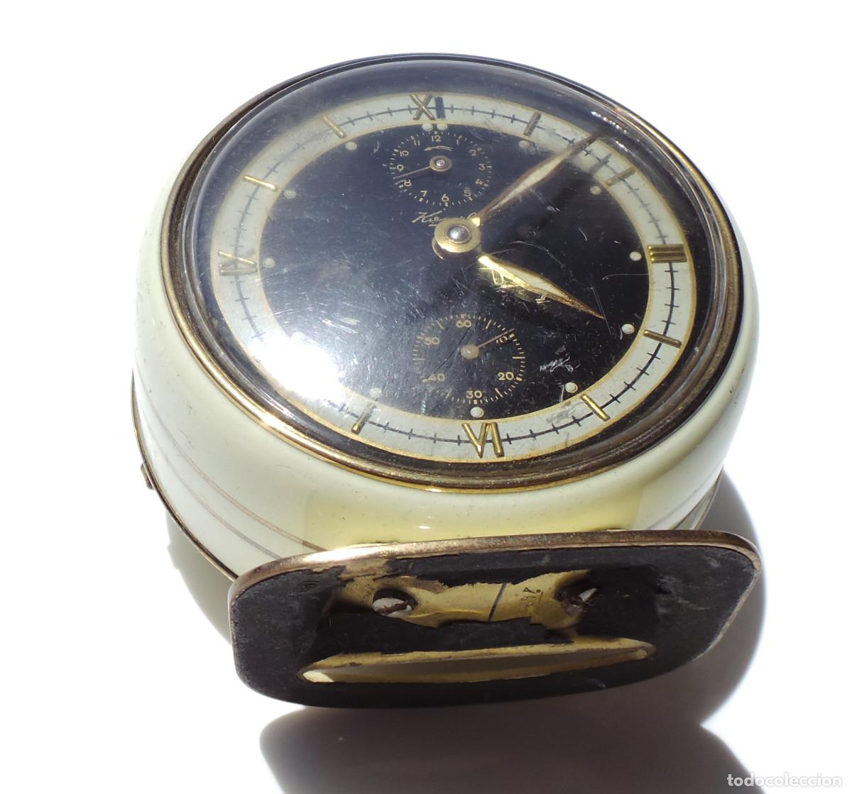 Despertadores antiguos: RELOJ DESPERTADOR MEC&Aacute;NICO ANTIGUO DE LA MARCA KIENZLE, FABRICADO EN ALEMANIA.