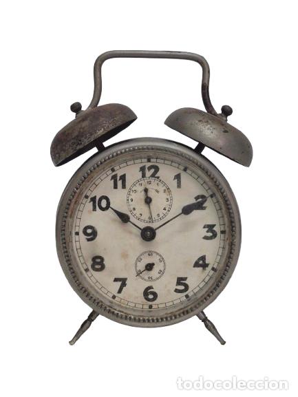 Despertadores antiguos: Reloj Despertador Antiguo - Doble Campana - A&ntilde;os 30