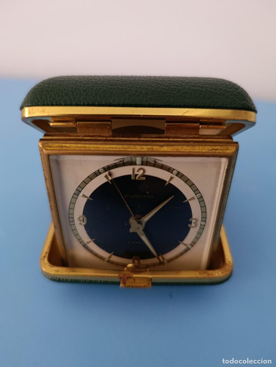 Despertadores antiguos: RELOJ DESPERTADOR RETRO DE VIAJE &rdquo;EUROPA&rdquo;