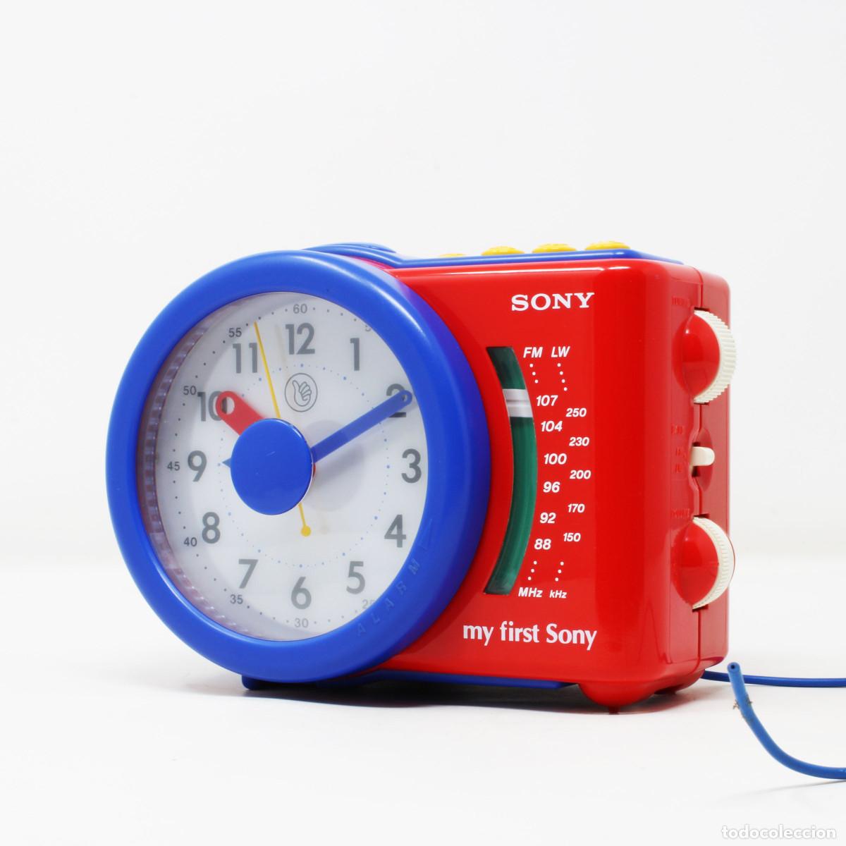Despertadores antiguos: Radio reloj despertador vintage Sony ICF-A6500 | &ldquo;My First Sony&rdquo; a&ntilde;os 80 | Infantil, retro