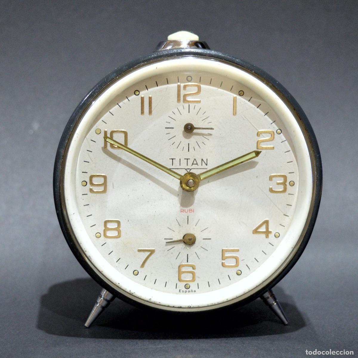 Despertadores antiguos: ANTIGUO RELOJ DESPERTADOR MEC&Aacute;NICO TITAN RUB&Iacute; &ndash; ESPA&Ntilde;A