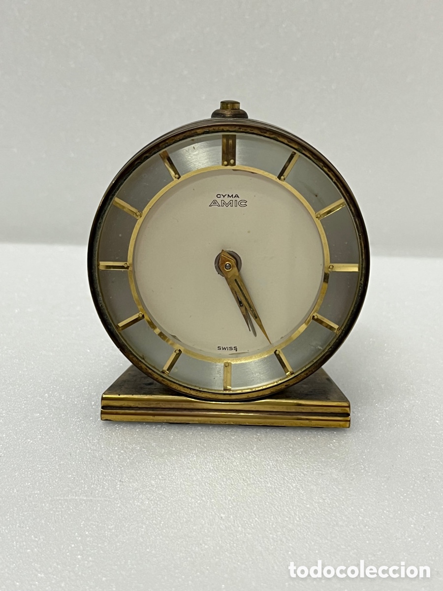 Despertadores antiguos: RELOJ DESPERTADOR CYMA AMIC - FUNCIONANDO