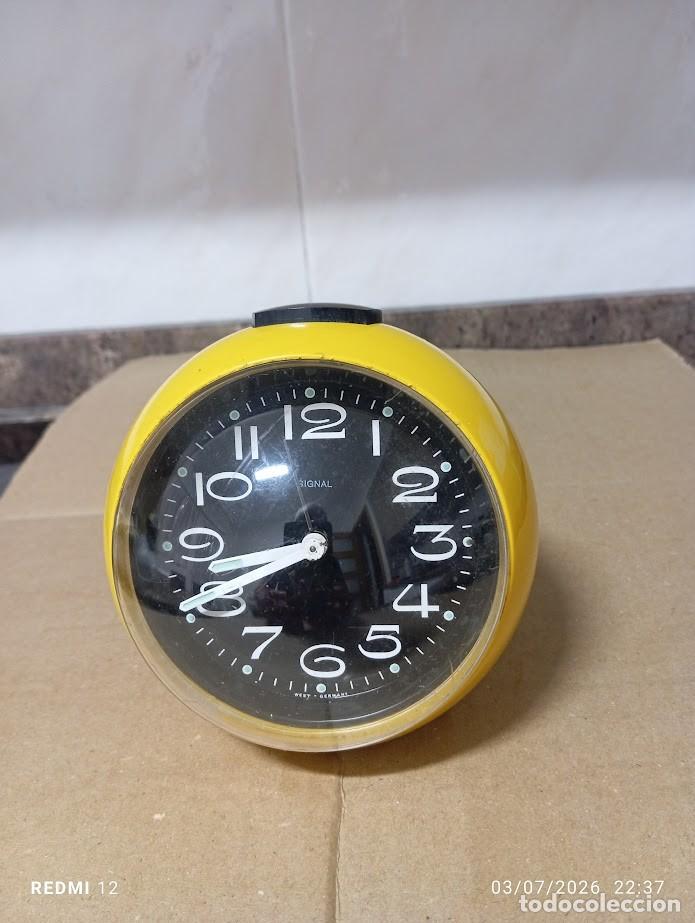 Despertadores antiguos: RELOJ DESPERTADOR SIGNAL EN FUNCIONAMIENTO