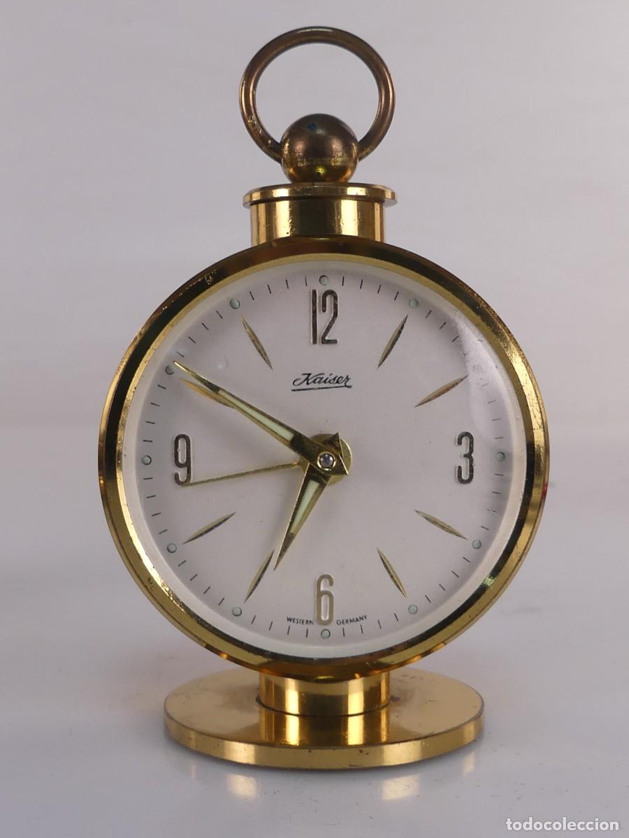 Despertadores antigos: RELOJ DESPERTADOR SOBREMESA MARCA KAISER WESTERN GERMANY