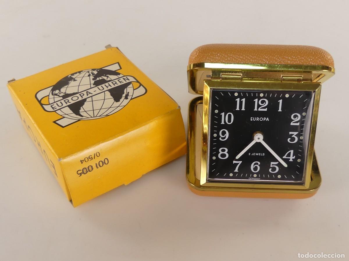 Old Alarm Clocks: Reloj Despertador a Cuerda de Viaje Marca Europa 2 Jewels