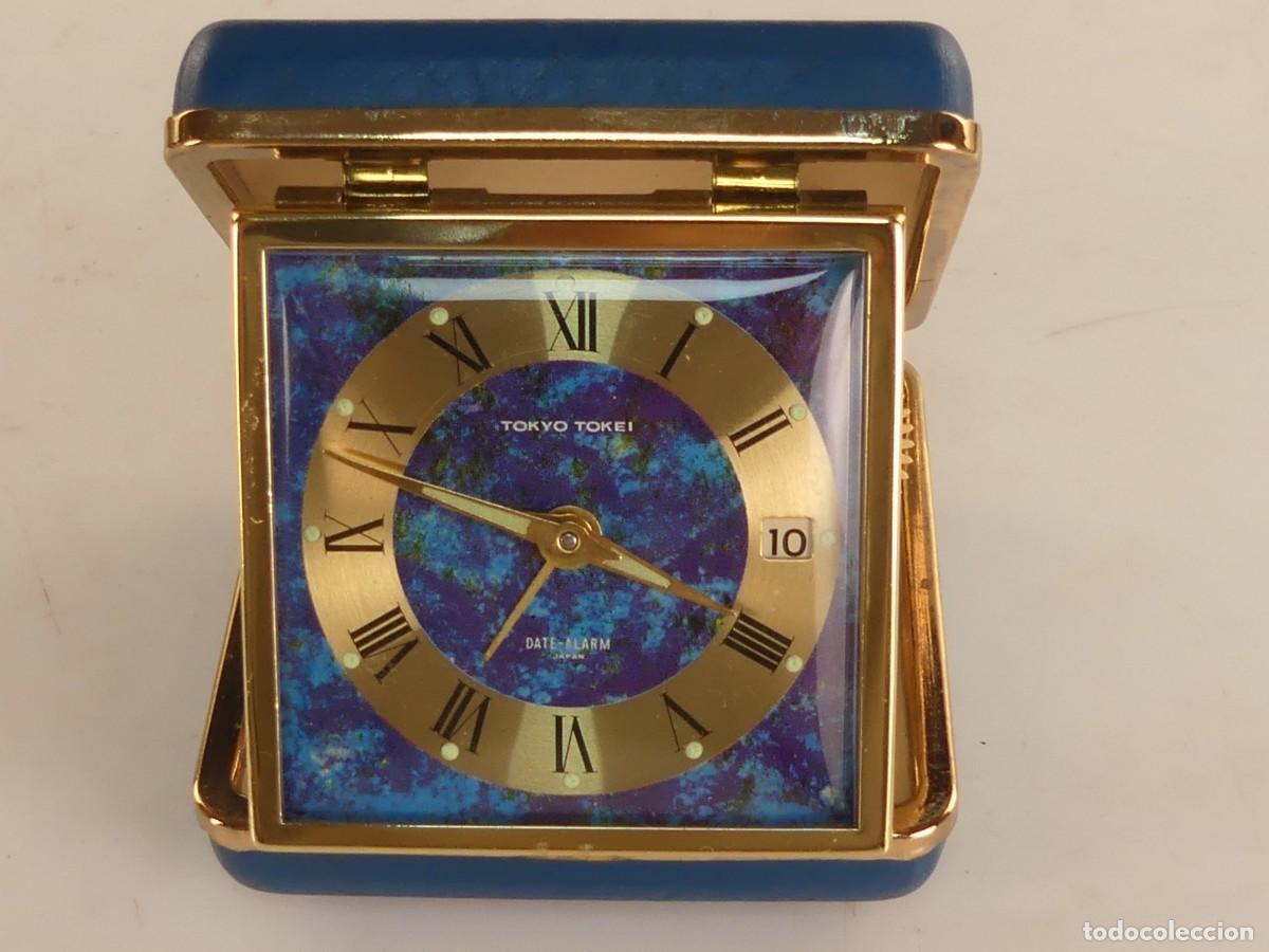 Alte Wecker: RELOJ DE VIAJE MARCA TOKYO TOKEI DATE ALARM MADE IN JAPON