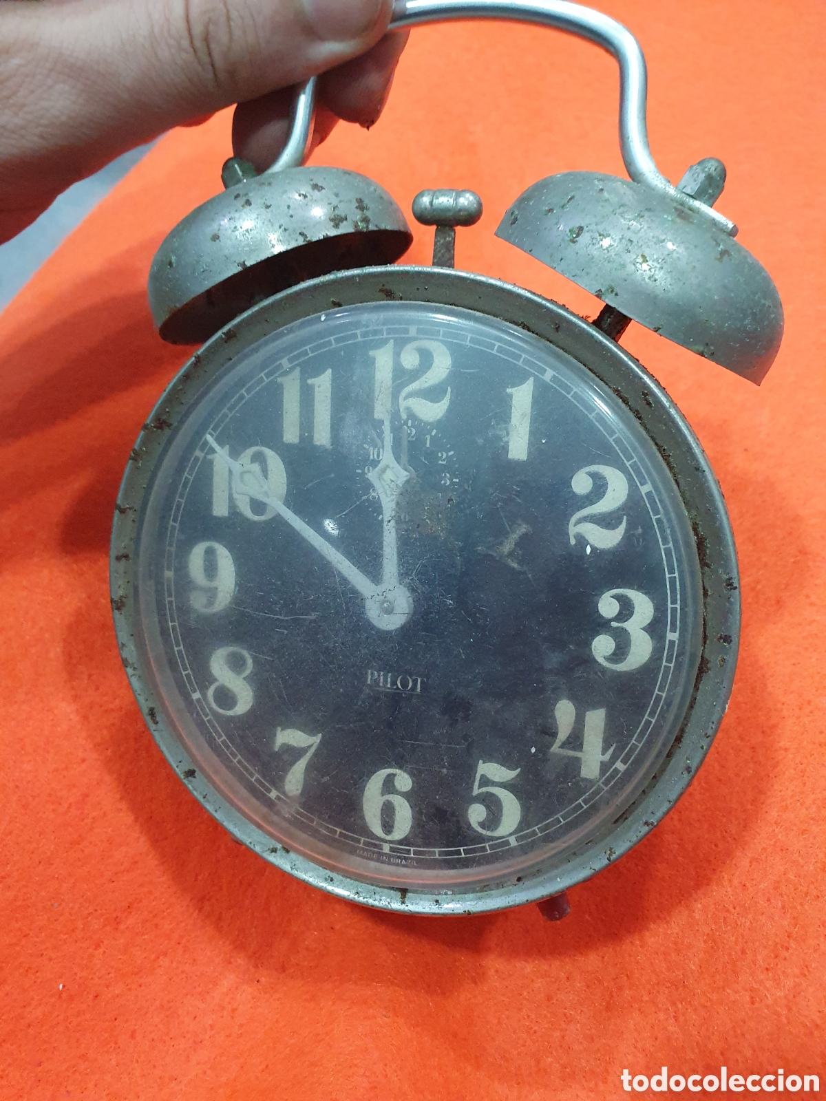 Despertadores antiguos: Despertador Pilot vintage. (L64) - Foto 5