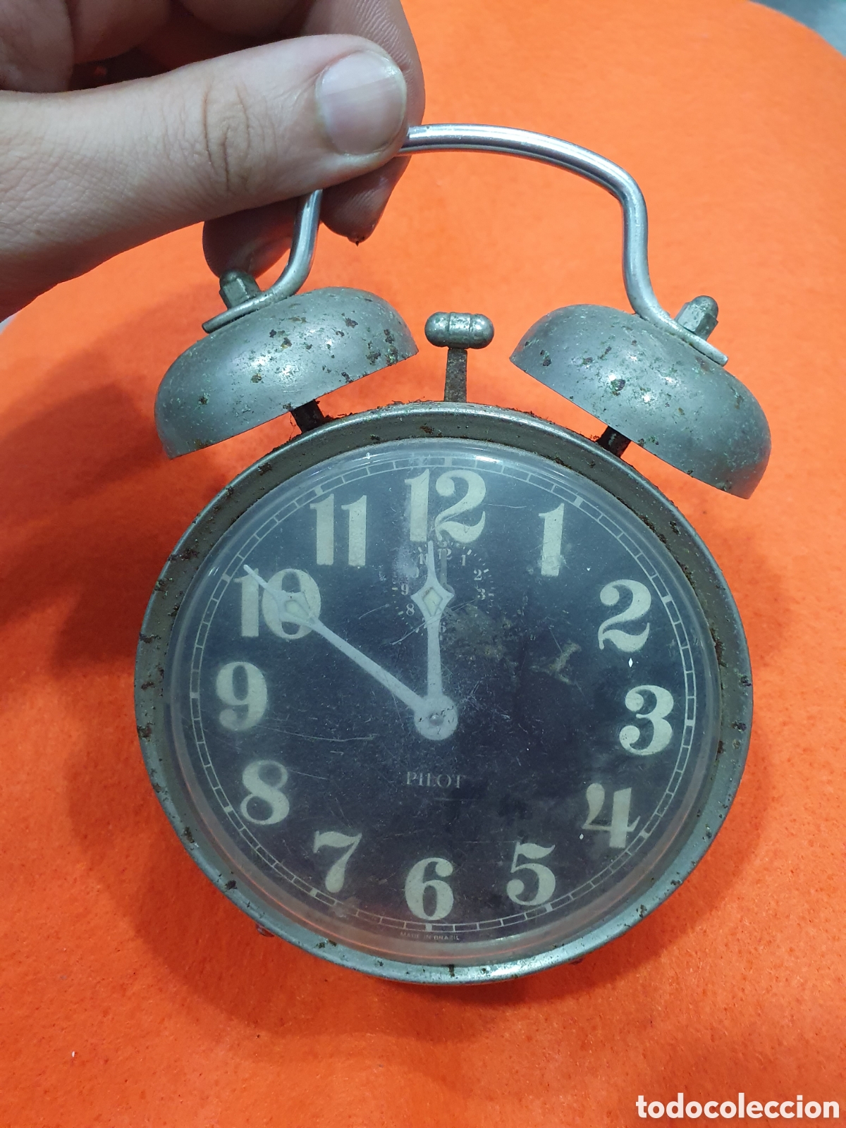 Old Alarm Clocks: Despertador Pilot vintage. (L64)