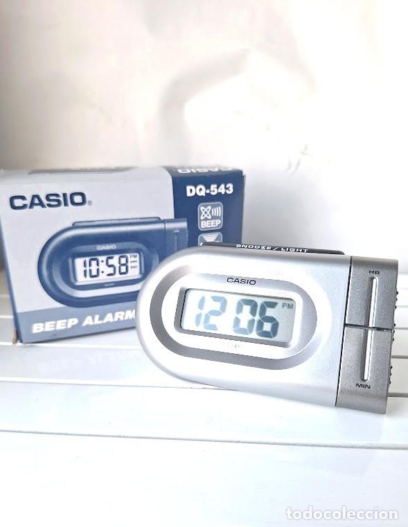 Despertadores antiguos: Reloj despertador Casio DQ-543 digital