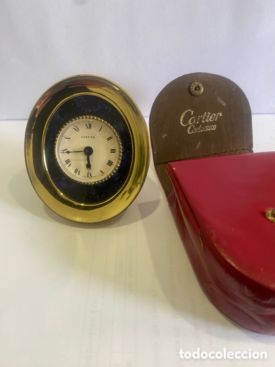 Alte Wecker: Rel&oacute;gio de viagem Cartier