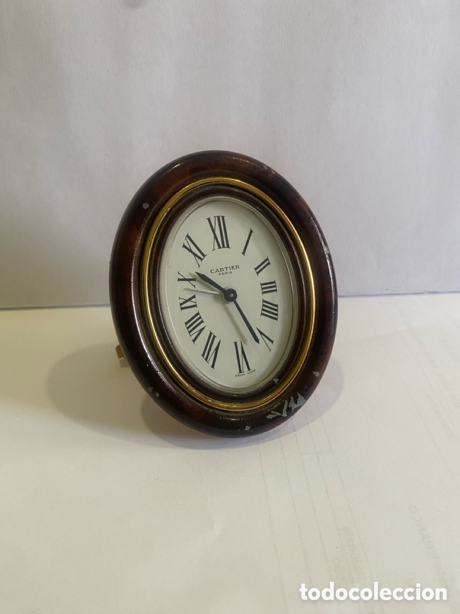 Alte Wecker: Rel&oacute;gio de viagem Cartier