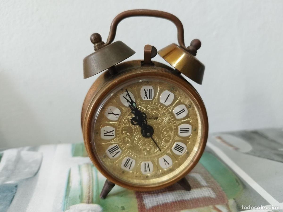 Despertadores antiguos: Reloj despertador antiguo Alem&aacute;n Blessing West Gemany
