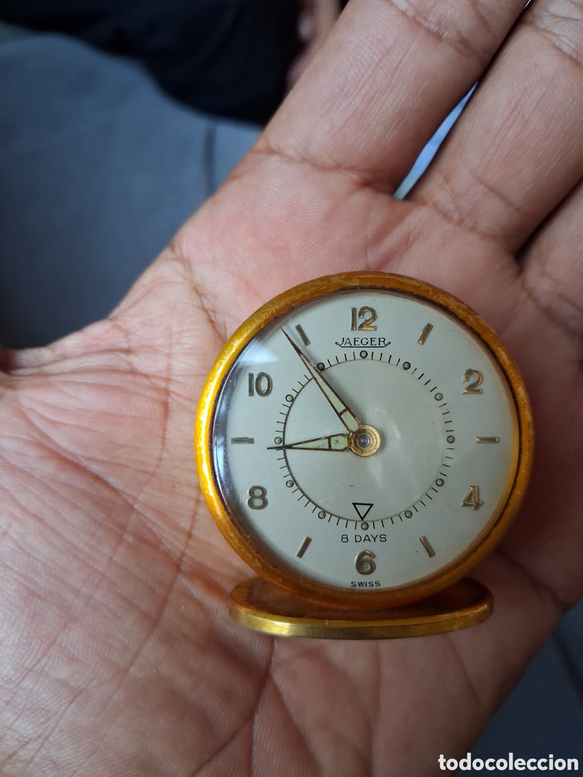 Despertadores antiguos: DESPERTADOR JAEGER 8 DAYS TIPO MEMOVOX PARA RESTAURAR