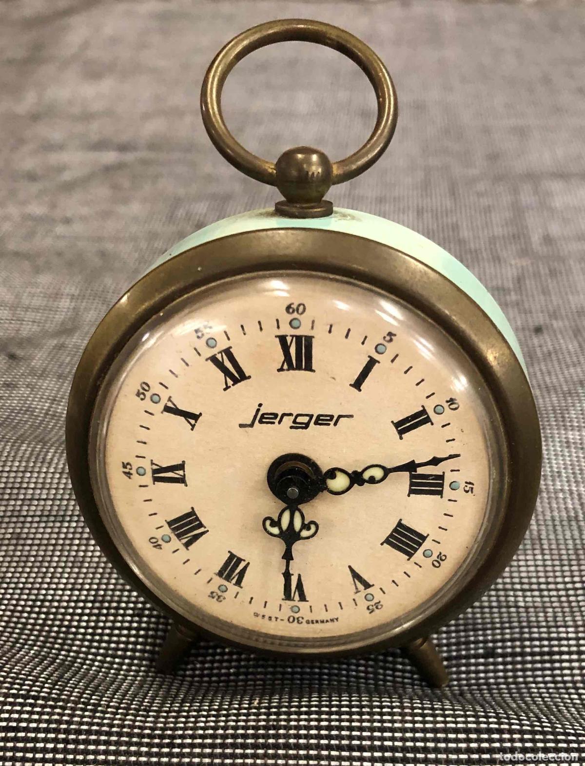 Despertadores antiguos: RELOJ DESPERTADOR JERGER WEST GERMANY. VINTAGE