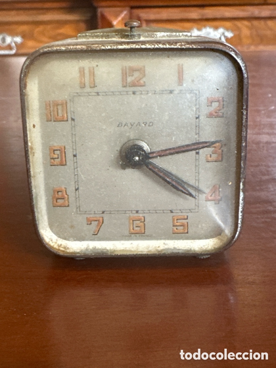 Despertadores antiguos: RELOJ DESPERTADOR MARCA BAYARD - Foto 7