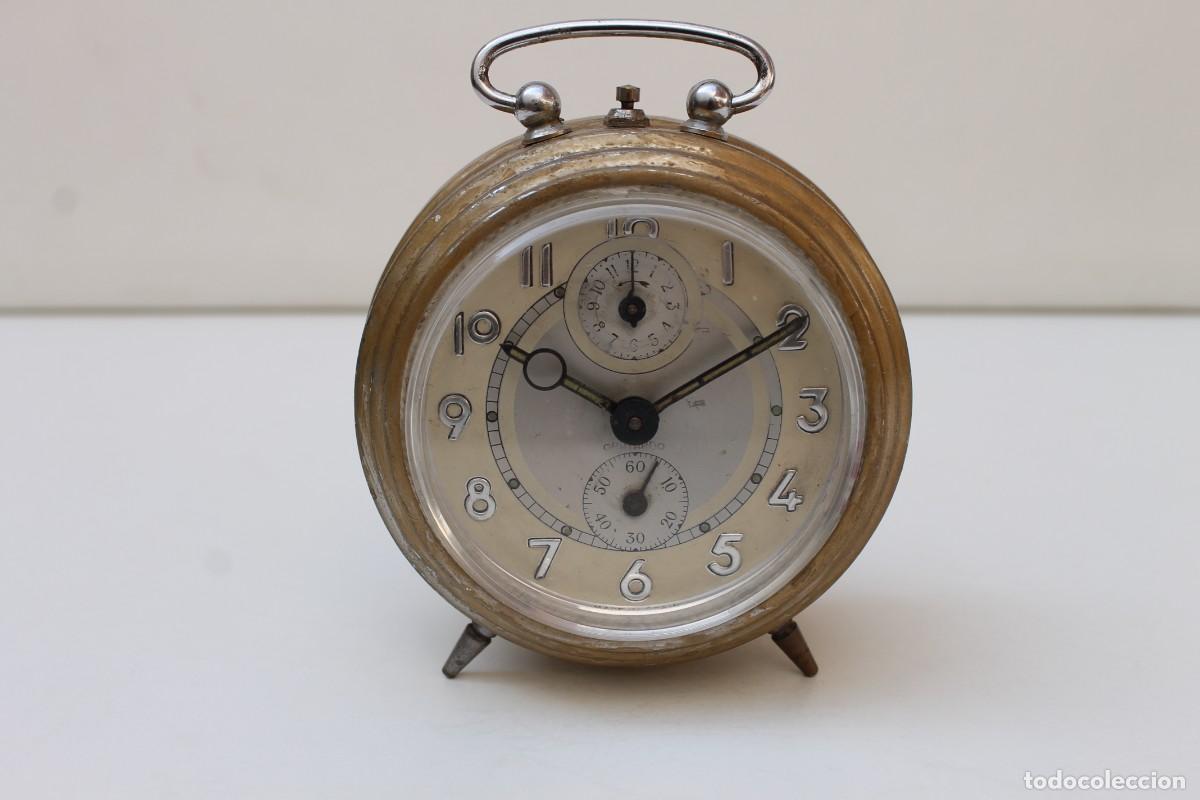 Despertadores antiguos: RELOJ DESPERTADOR OBAYARDO. FUNCIONA, PERO ATRASA.