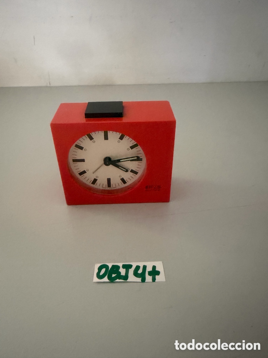 Despertadores antigos: RELOJ DESPERTADOR &ldquo;EMES QUADRO&rdquo;