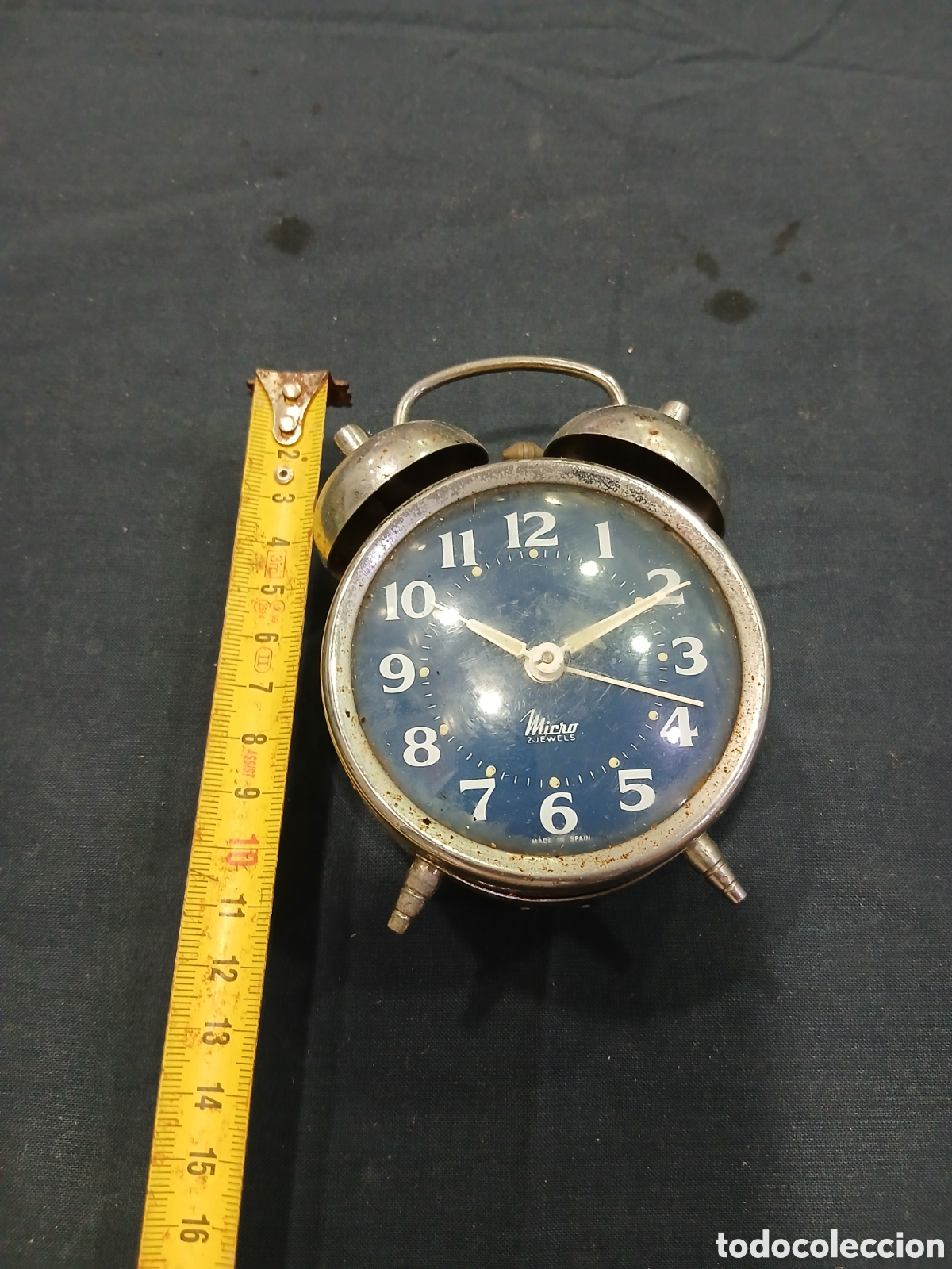 Despertadores antiguos: Reloj despertador Micro. (L134) - Foto 3