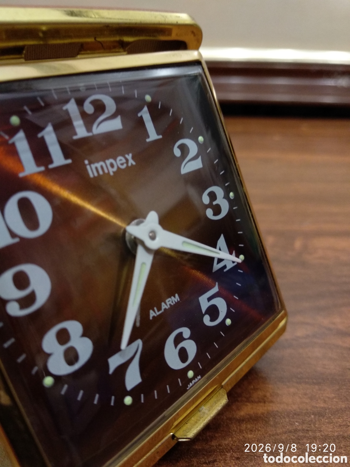 Despertadores antiguos: Reloj despertador de viaje Impex - Foto 4