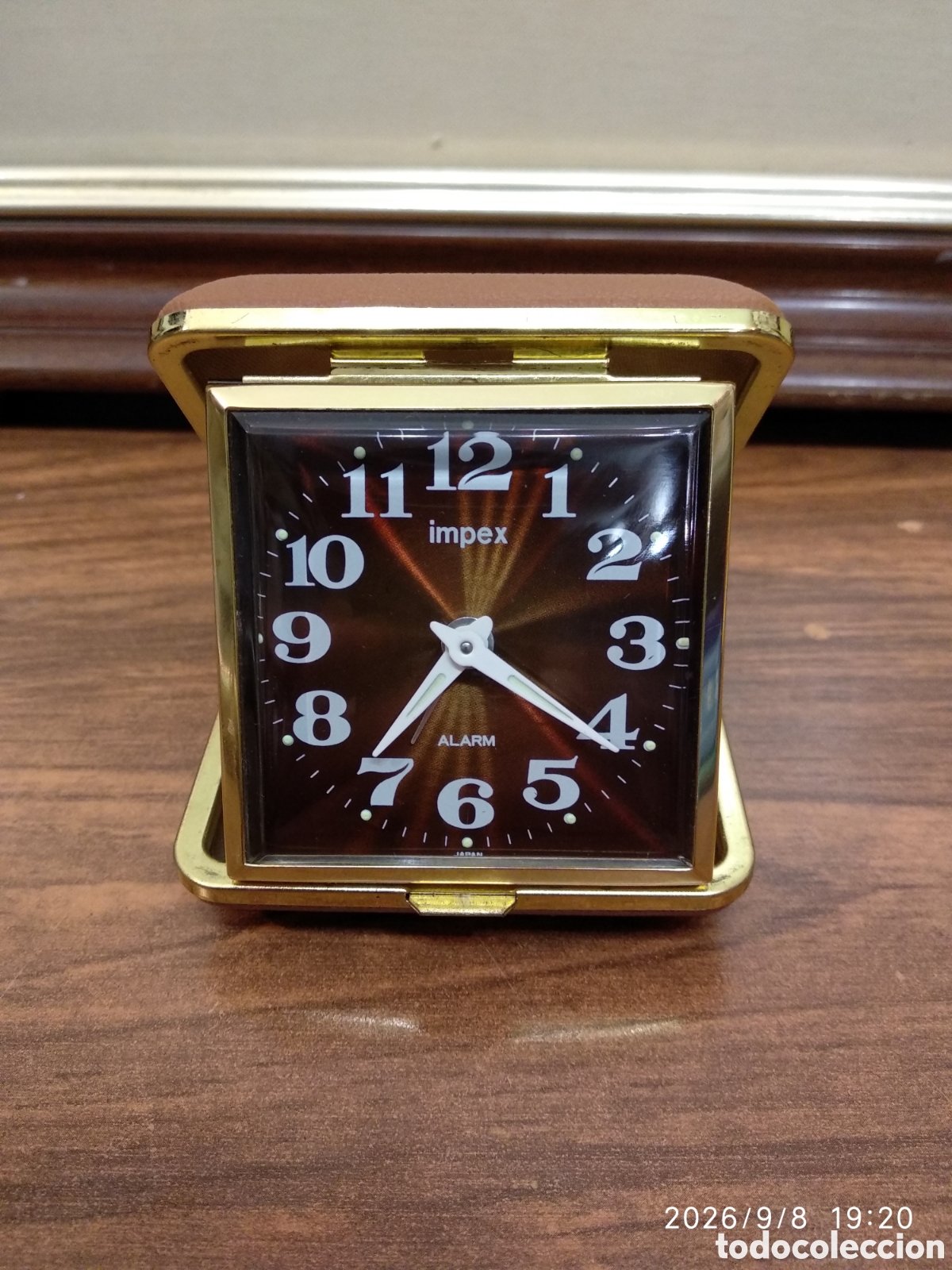 Despertadores antiguos: Reloj despertador de viaje Impex - Foto 5