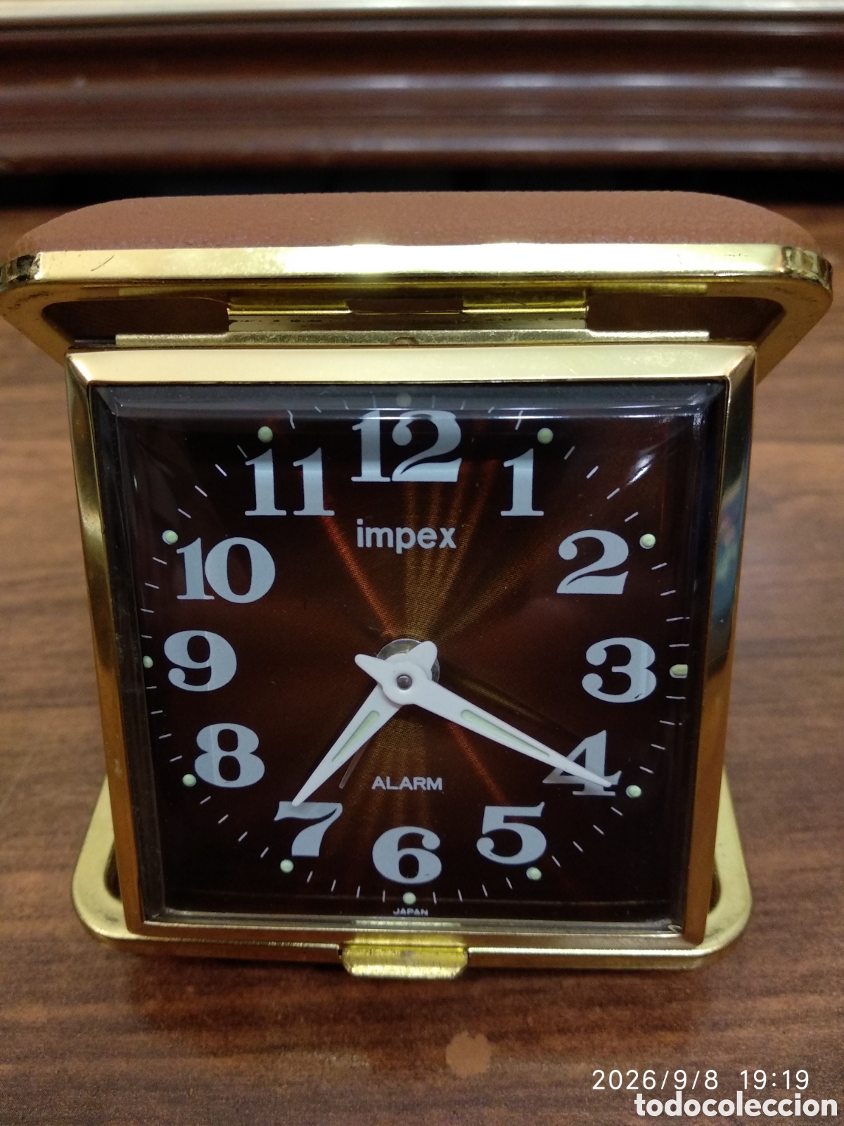 Despertadores antiguos: Reloj despertador de viaje Impex