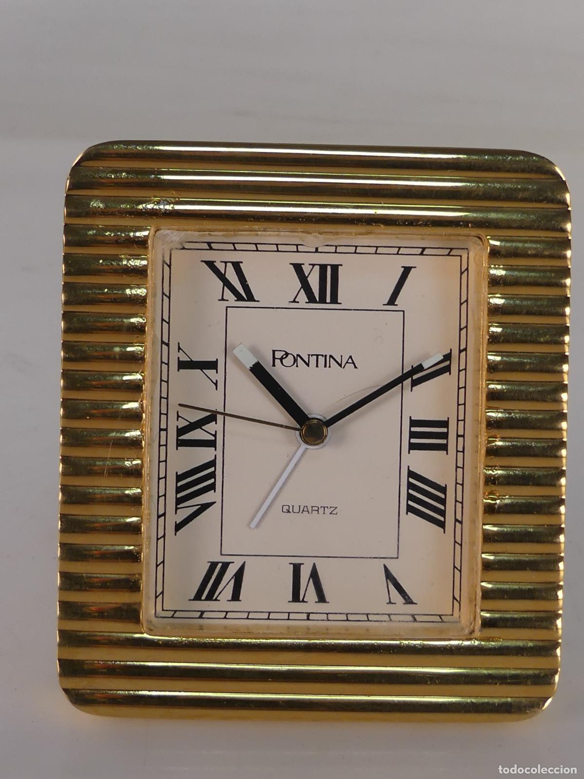 Despertadores antiguos: RELOJ DESPERTADOR MARCA PONTINA QUARTZ