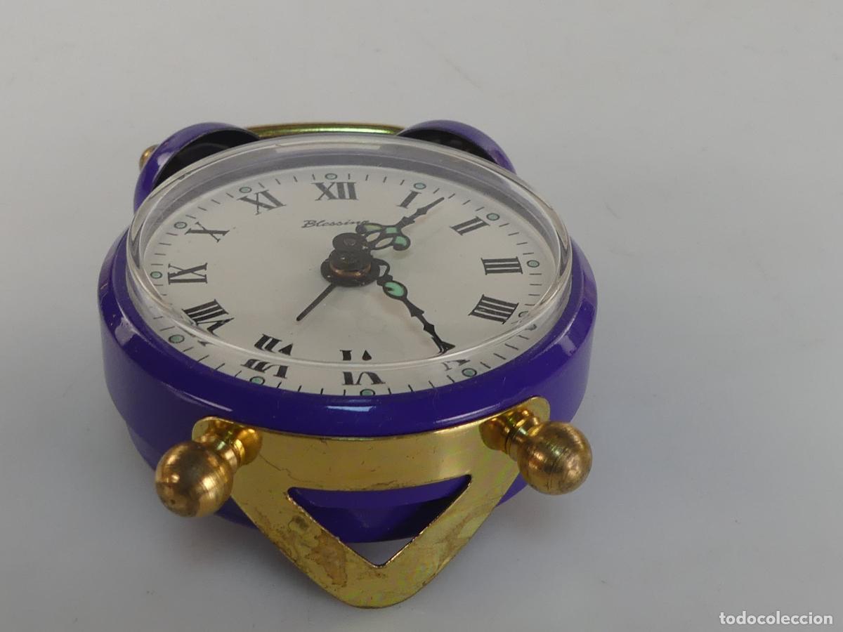 Despertadores antiguos: RELOJ DESPERTADOR MARCA BLESSING - Foto 7