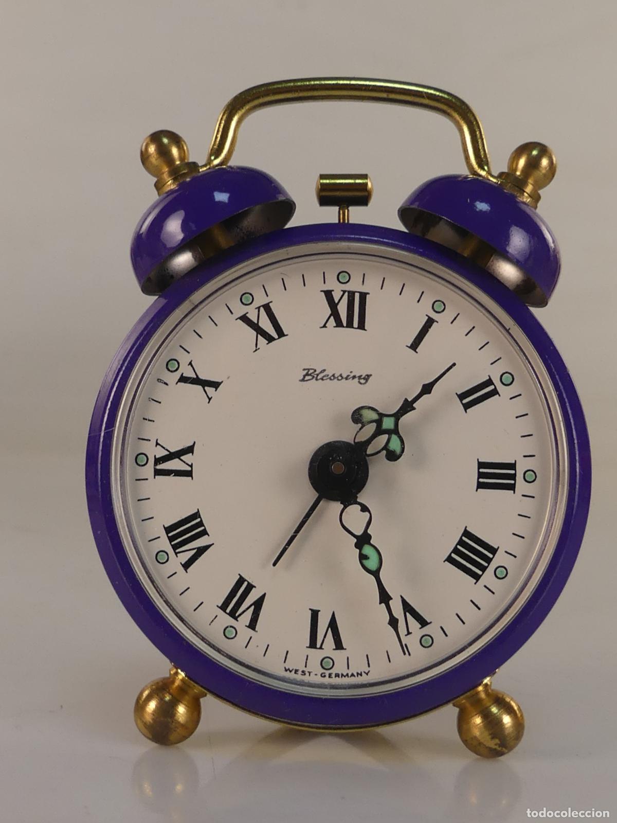 Despertadores antiguos: RELOJ DESPERTADOR MARCA BLESSING - Foto 1