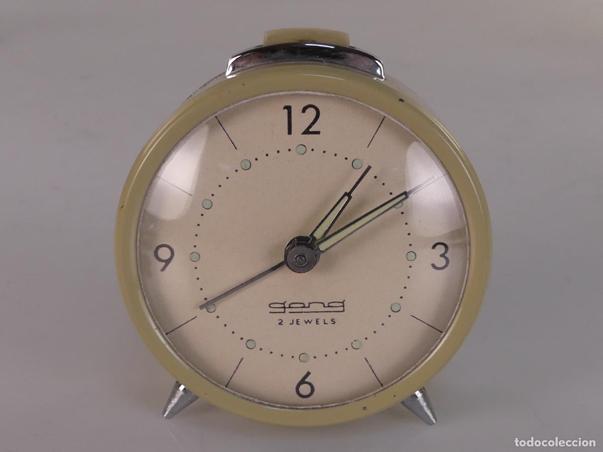 Despertadores antiguos: RELOJ DESPERTADOR MARCA GONG 2 JEWELS