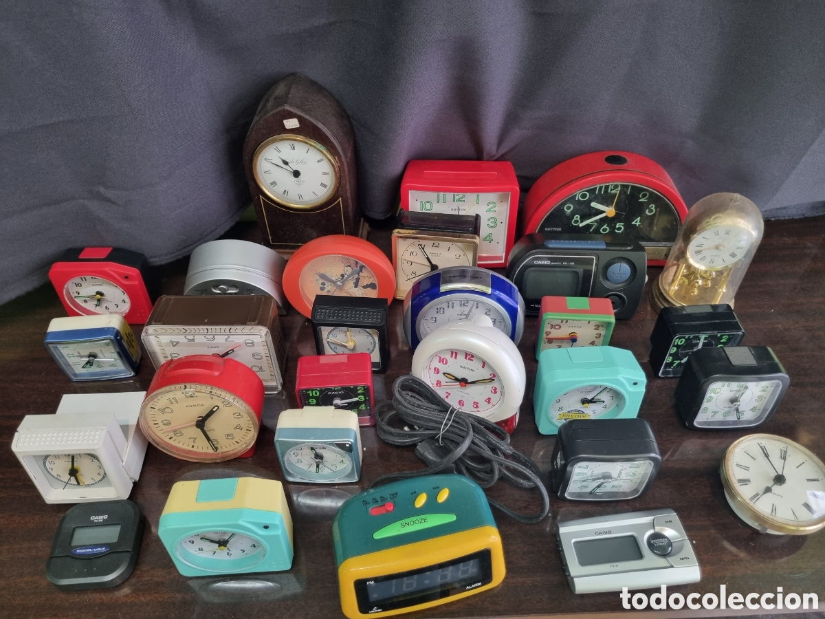 Despertadores antiguos: Lote despertadores Festina Casio Nowley
