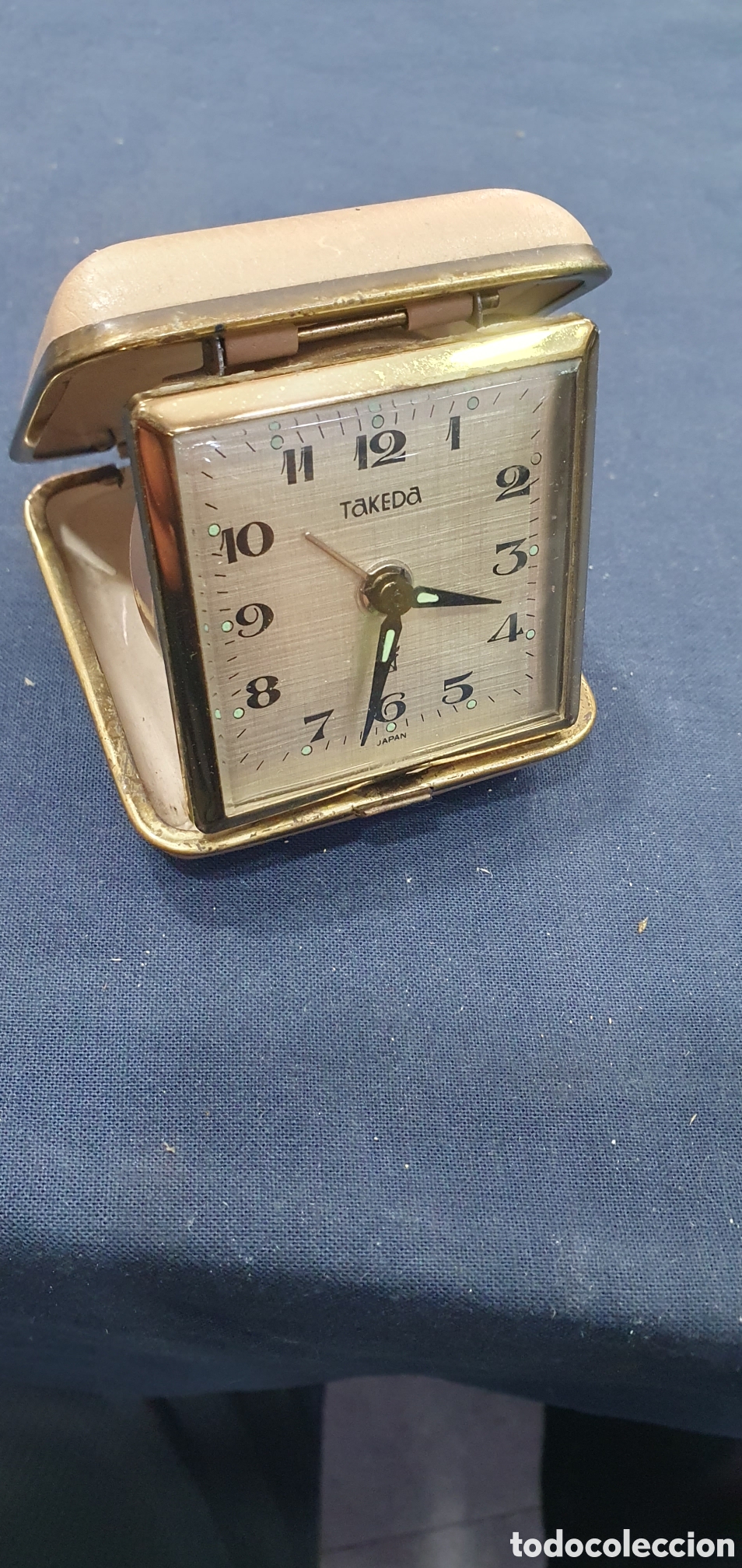 Despertadores antiguos: Reloj despertador de viaje. (L139)