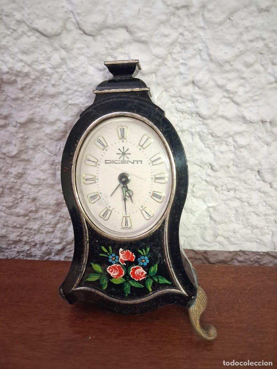 Despertadores antiguos: RELOJ DESPERTADOR DICENTI FUNCIONA RELOJ PERO ES PARA REPARAR
