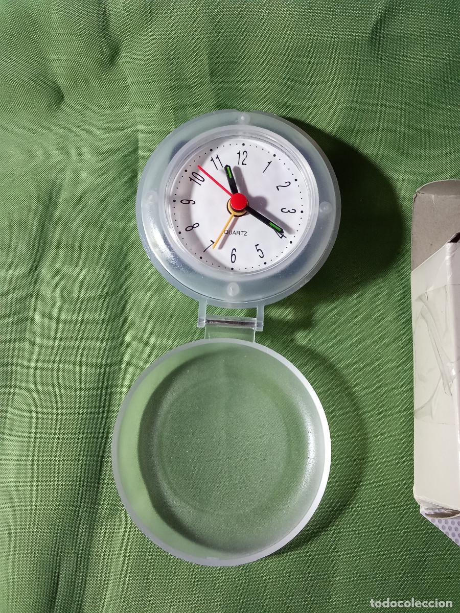 Despertadores antiguos: RELOJ/DESPERTADOR DE VIAJE EN ESTUCHE , NUEVO A ESTRENAR REF. 76 GARA