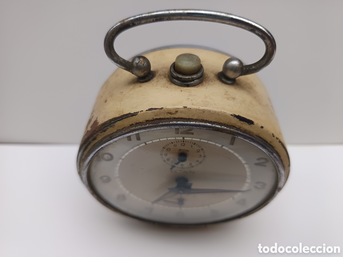 Despertadores antiguos: Reloj Tit&aacute;n de sobremesa - Foto 3