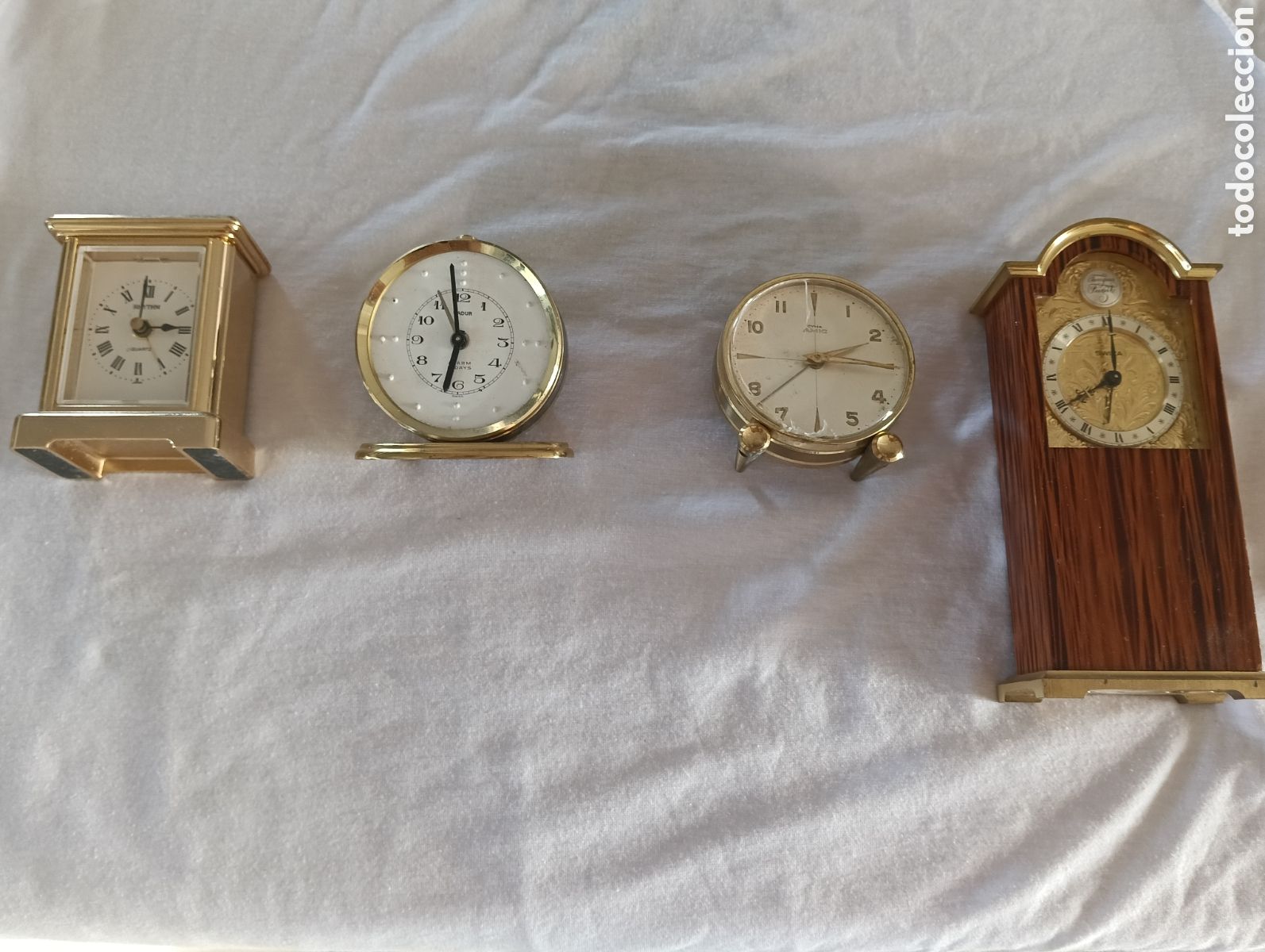 Despertadores antiguos: Lote de relojes despertador