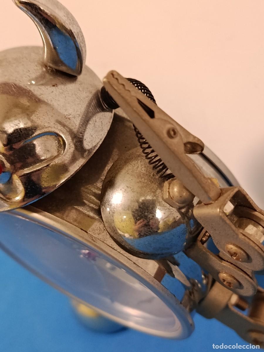Despertadores antiguos: RELOJ DESPERTADOR CON FORMA DE ROBOT - Foto 5