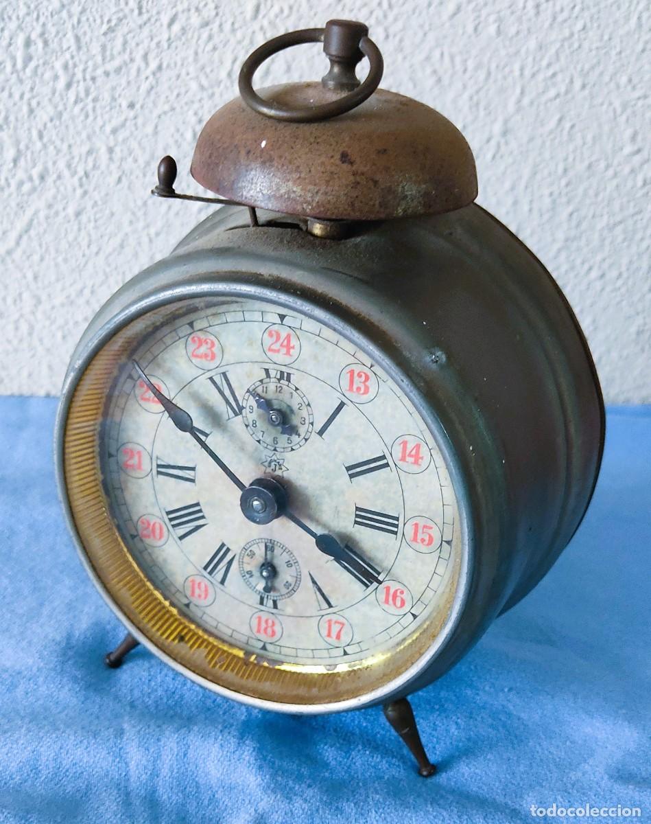 Despertadores antiguos: ANTIGUO RELOJ DESPERTADOR JUNGHANS