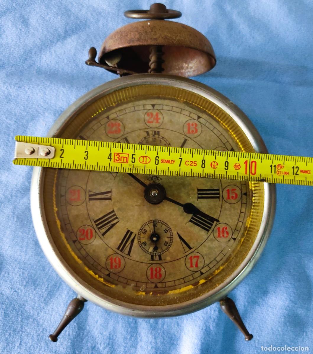 Despertadores antiguos: ANTIGUO RELOJ DESPERTADOR JUNGHANS - Foto 7