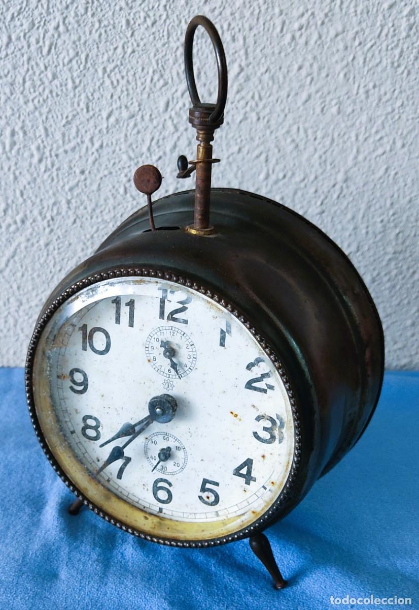 Despertadores antiguos: ANTIGUO RELOJ DESPERTADOR JUNGHANS MODELO 2