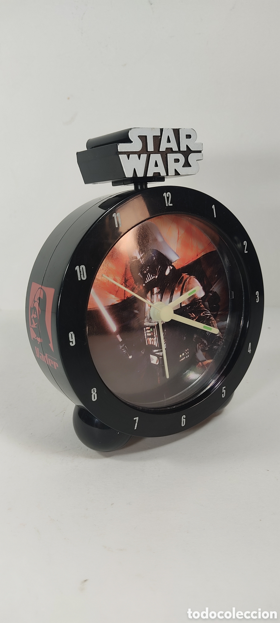 Despertadores antiguos: RELOJ DESPERTADOR DARTH VADER, STAR WARS. FUNCIONA - Foto 3